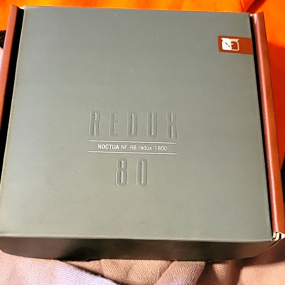 NOCTUA NF-R8 REDUX EDITION 1800RPM QUIET COOLING FAN.Condition is new